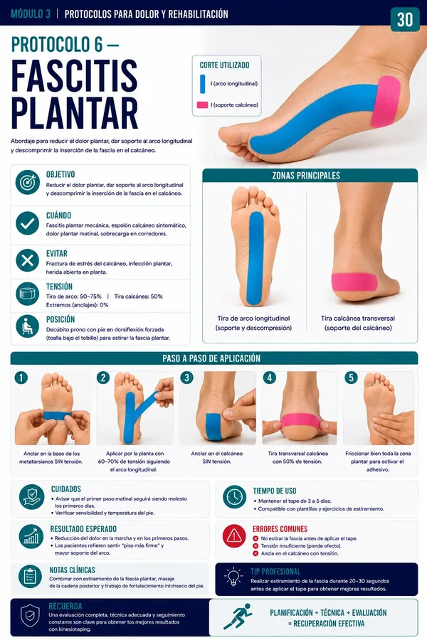 Página 30: protocolo de fascitis plantar